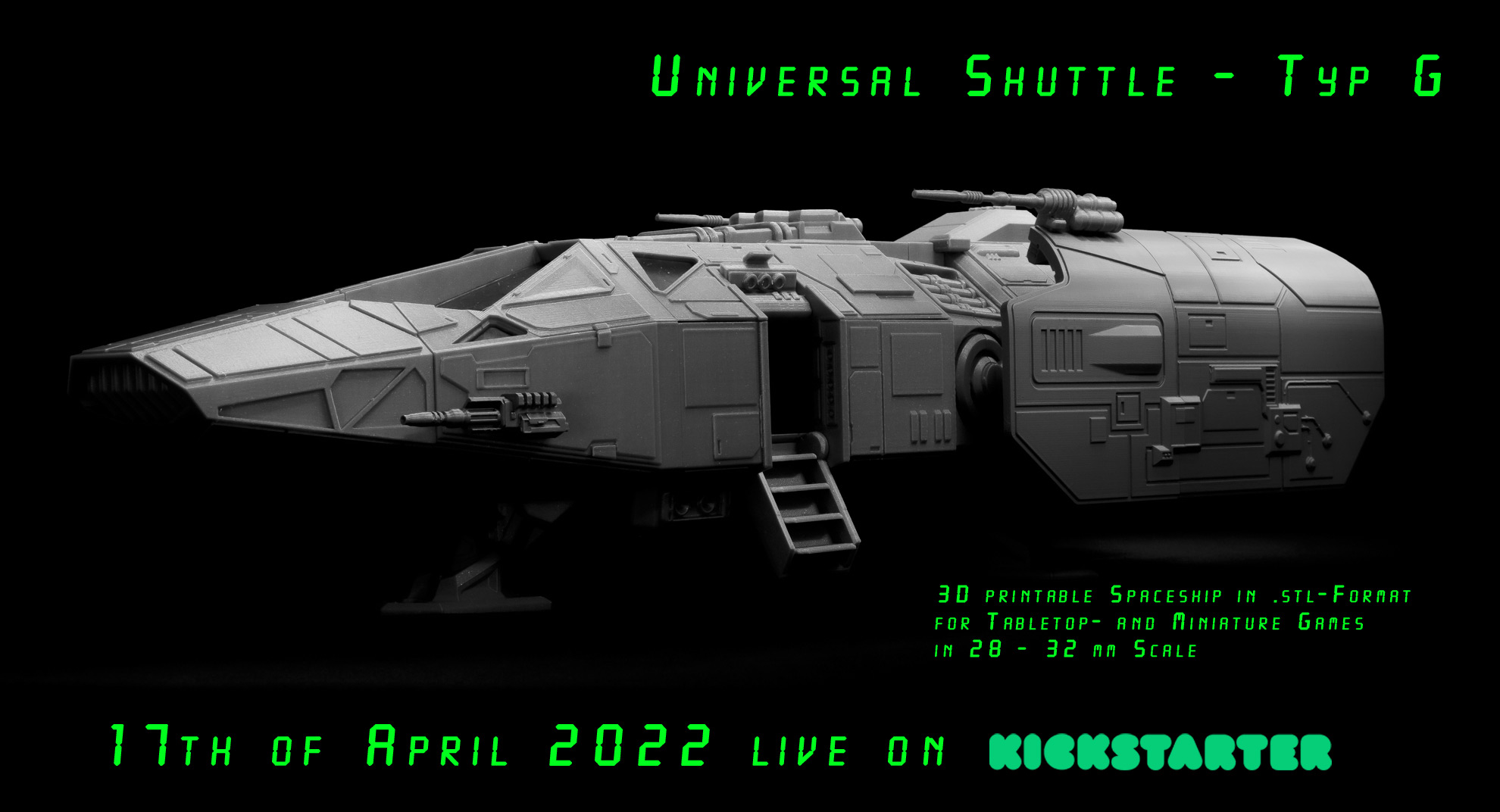Universal Shuttle - Typ G Kickstarter Campaign