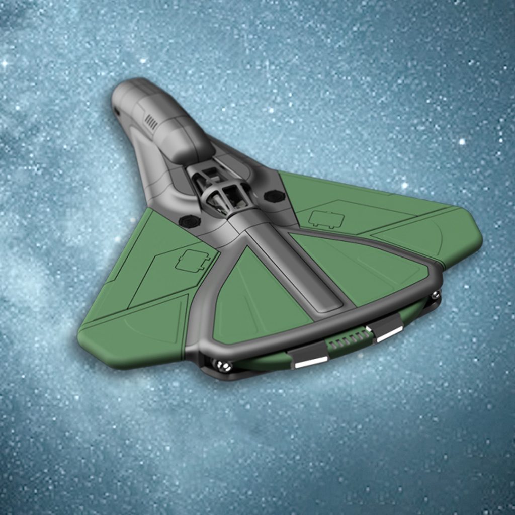 3d printable Ginko 1 starfighter