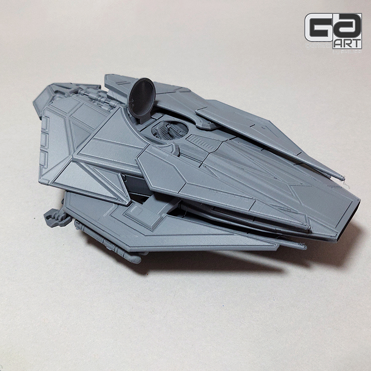 3d printed arrowhead bomber 28mm cockpit open