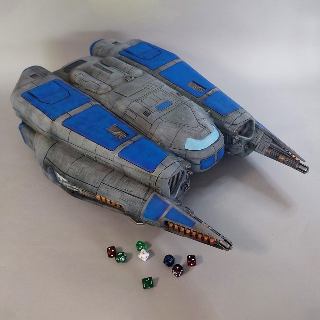 Aeon Eagle 3d printable 32mm scale spaceship dice