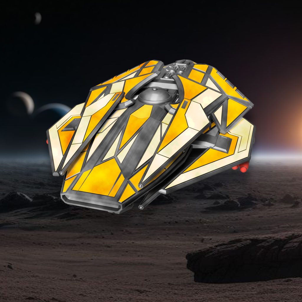 Arrowhead Bomber 3d printable 28mm spacecraft