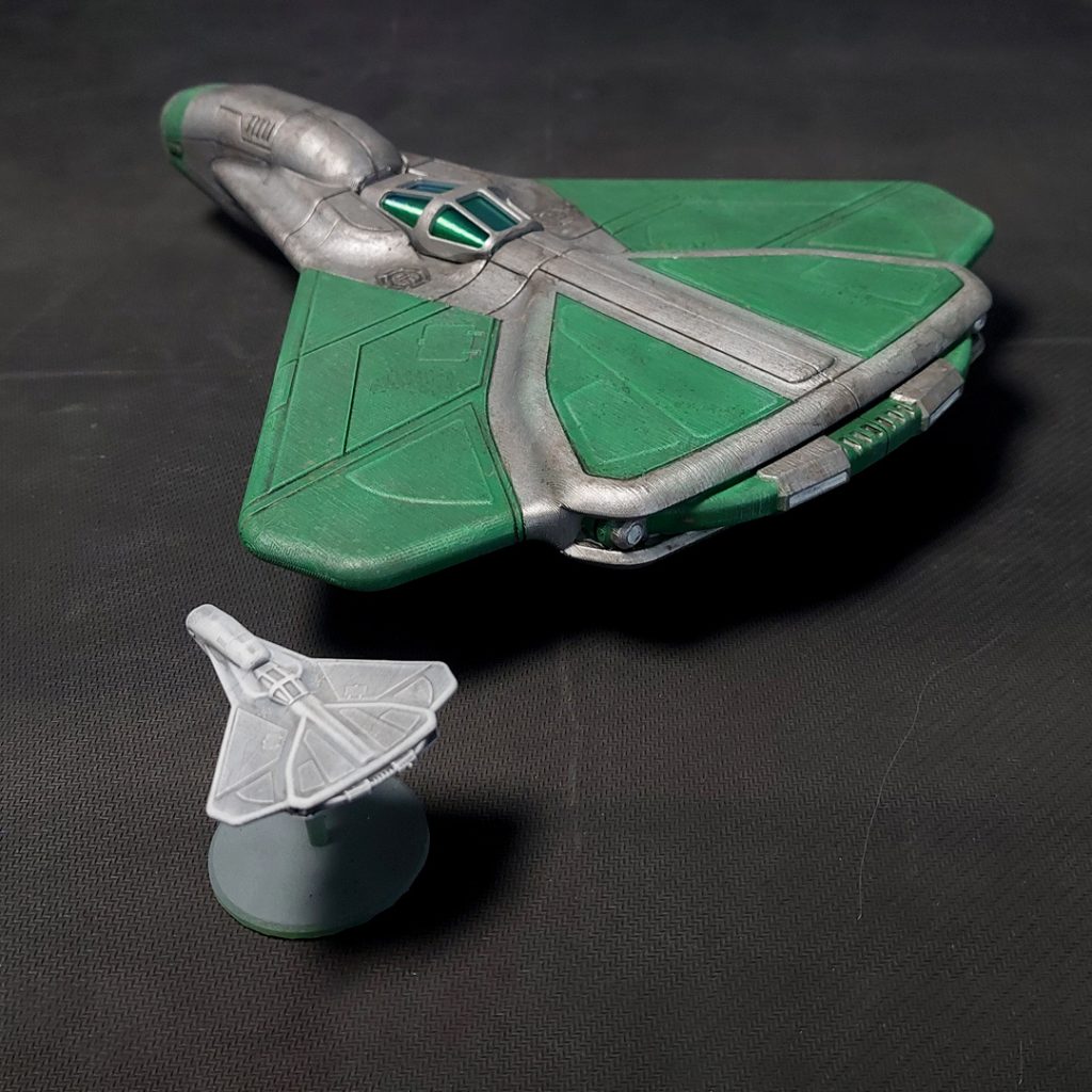 Ginko 1 starfighter 3d printable tactical and 28mm scale