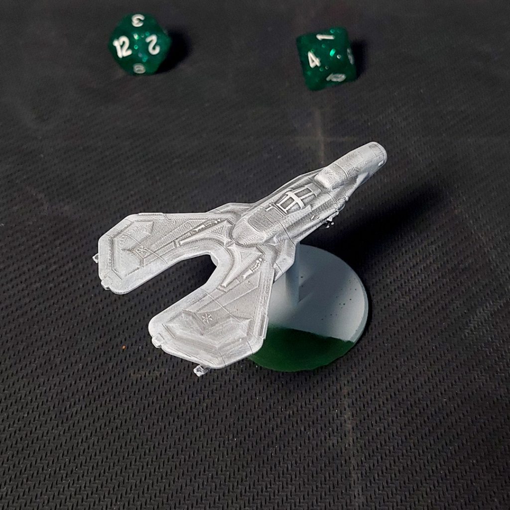 Ginko 2 Starfighter 3d printable tactical scale spaceship dice