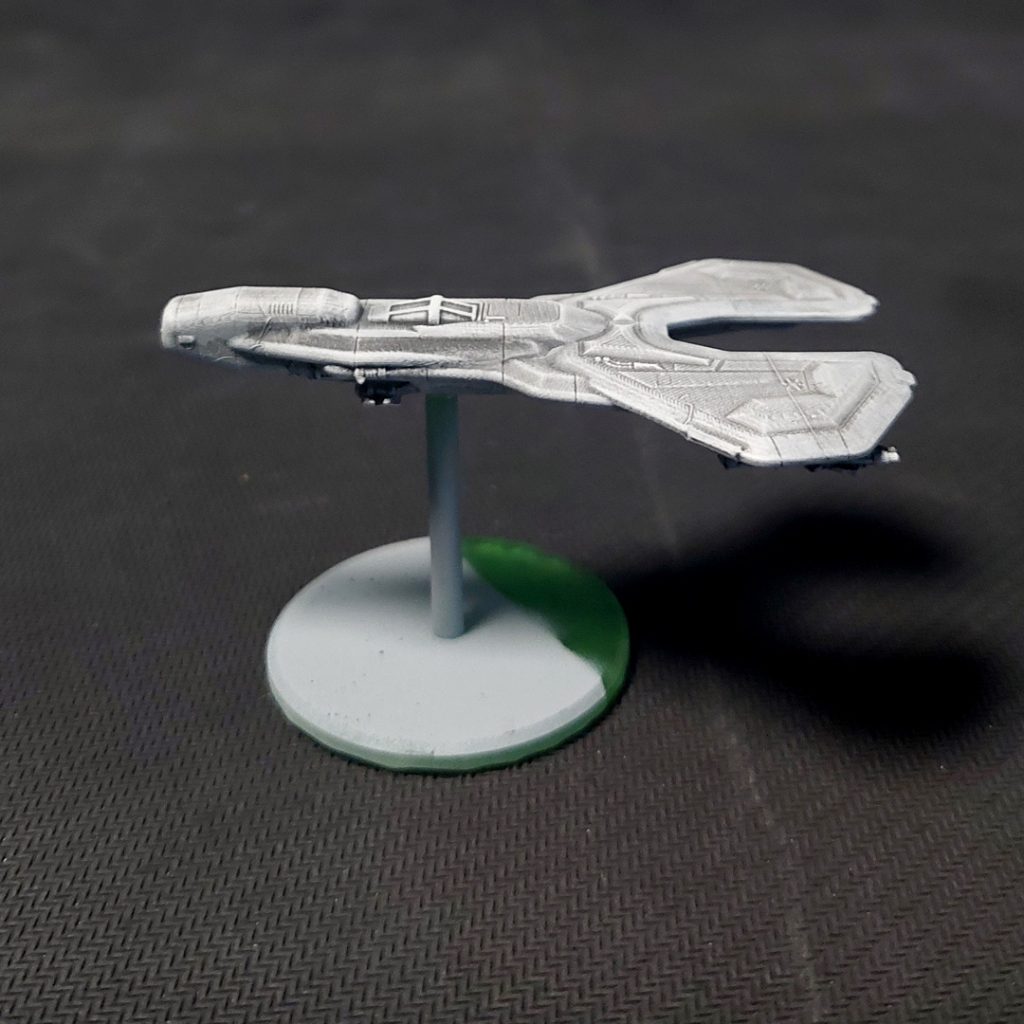 Ginko 2 Starfighter 3d printable tactical scale spaceship left side