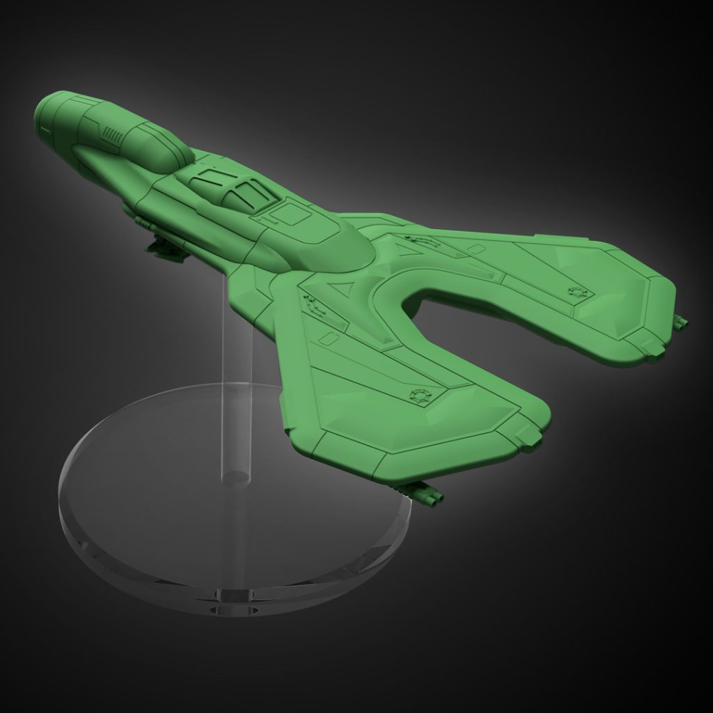 Ginko 2 Starfighter 3d printable tactical scale stl