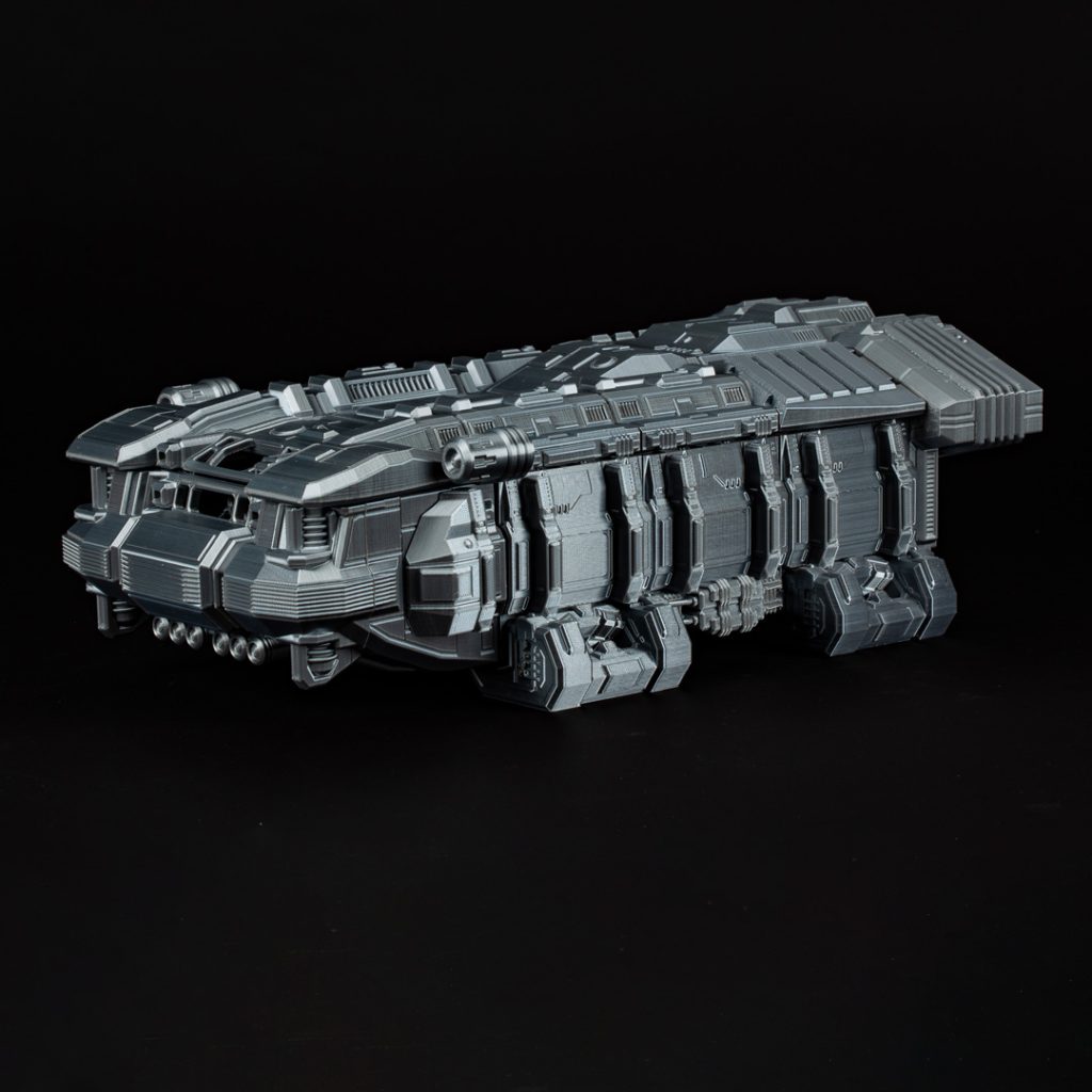 UCV Brick 3d printable 28mmr spaceship right side