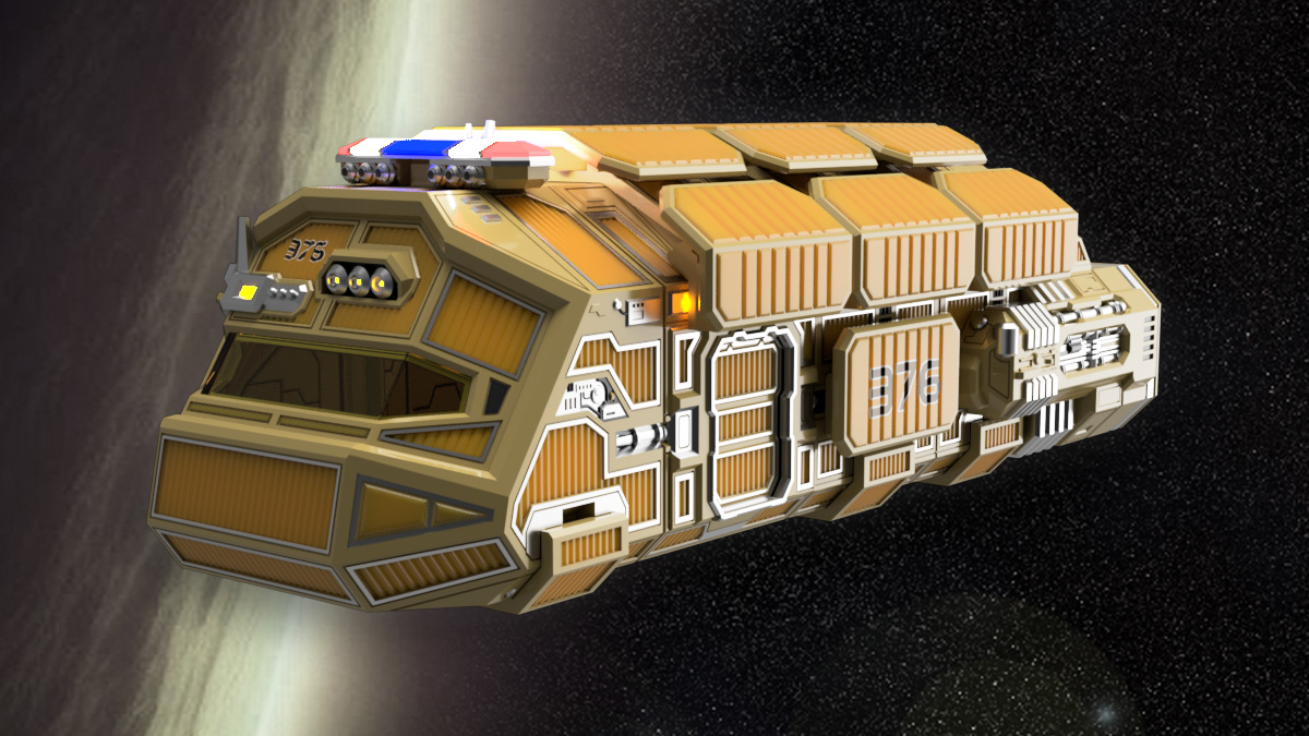 UPC - Armadillo 3d printable 28mm spaceship for tabletop