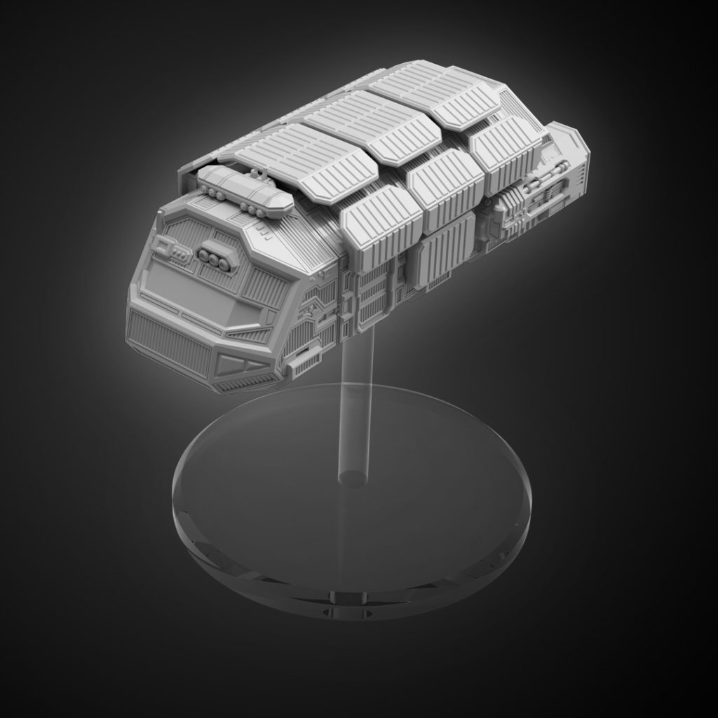 UPC Armadillo 3d printable spaceship tactical scale stl