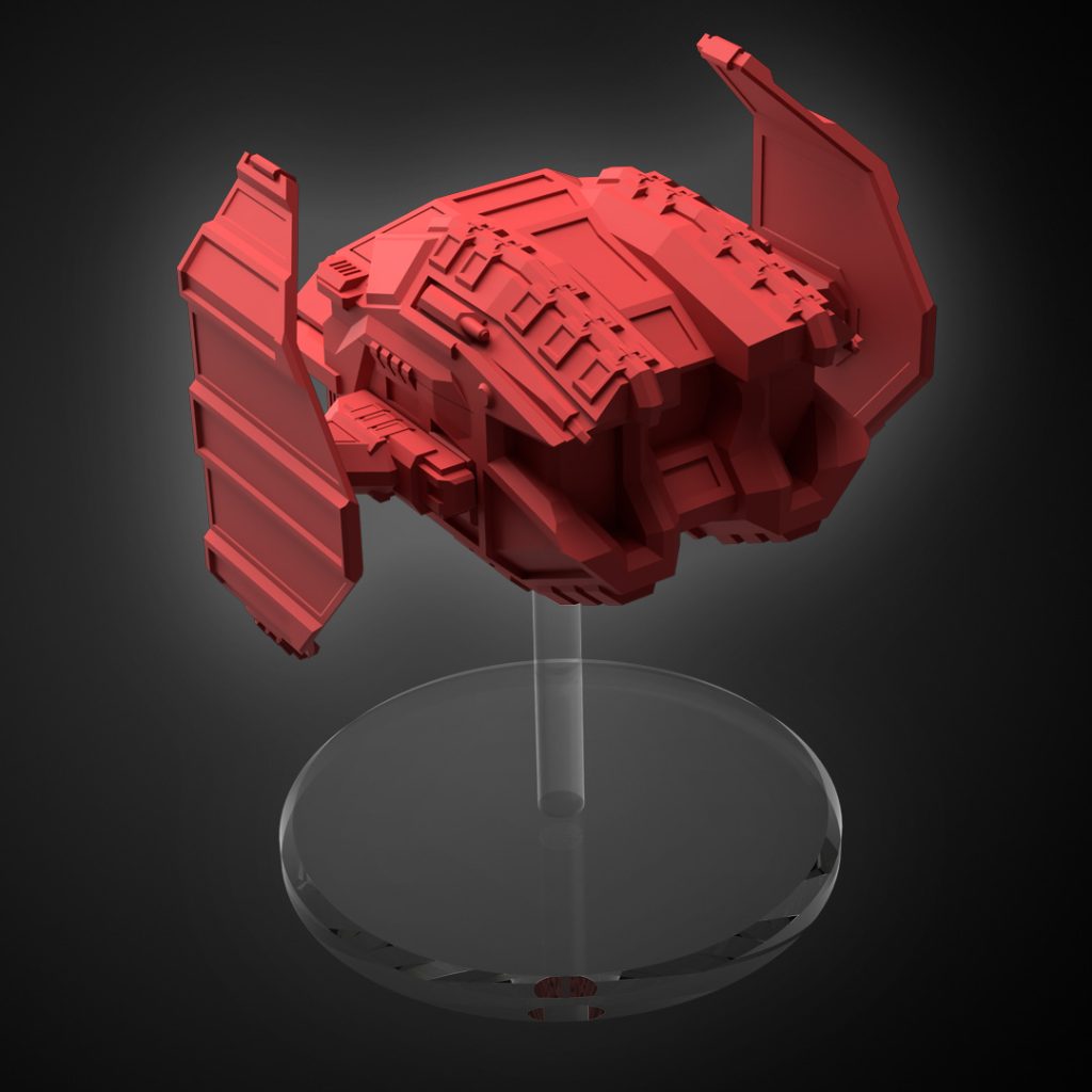 UPC Dartwader tactical scale 3d printable starfighter stl