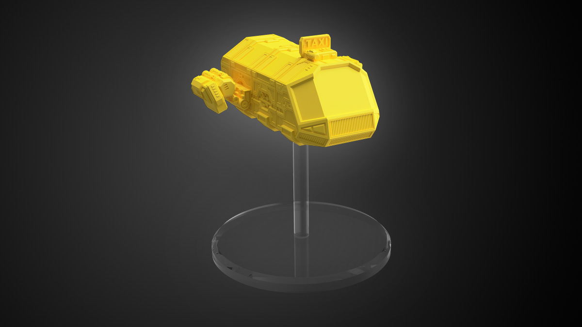 3d printable UPC - Moonhopper - TS tactical scale spaceship