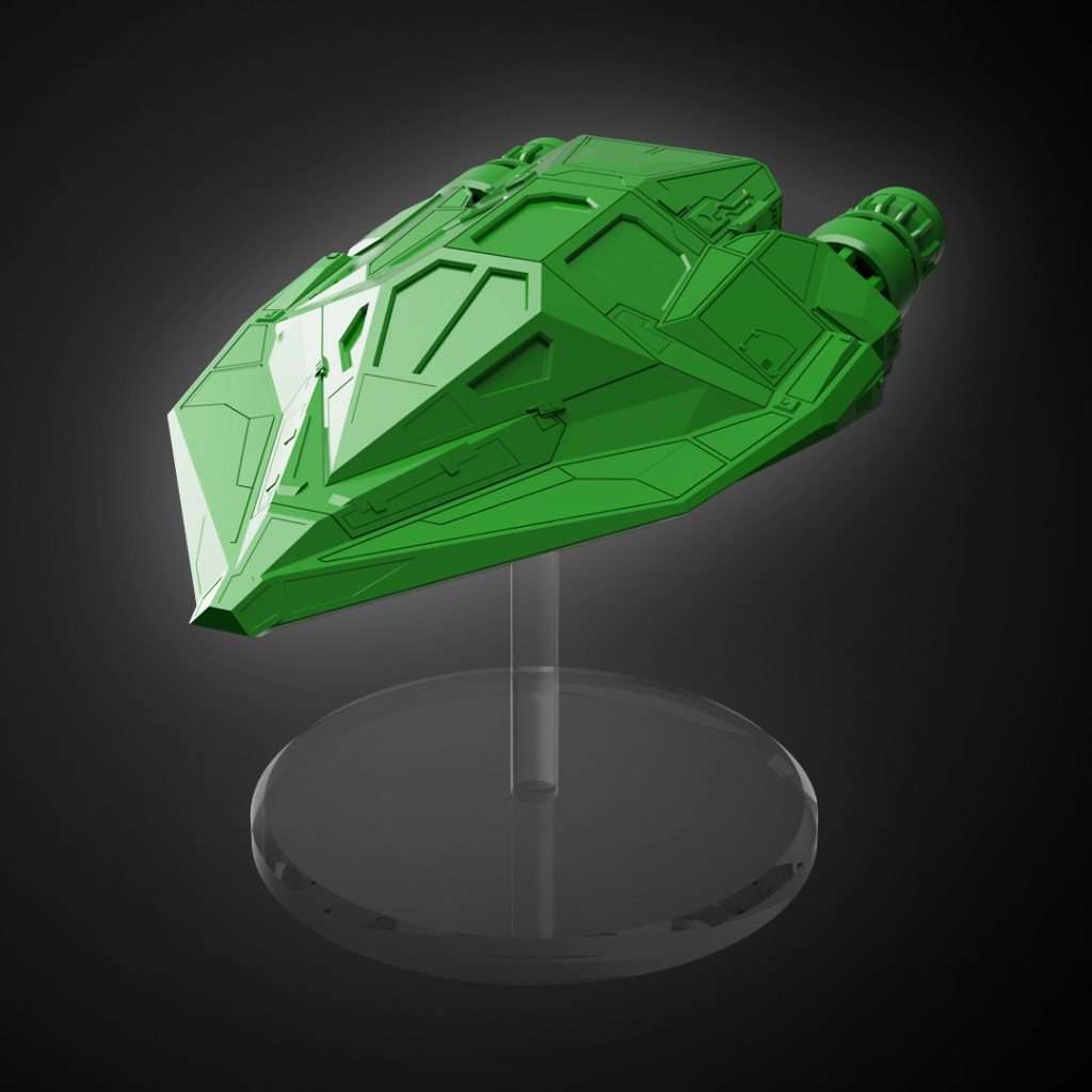 UPC Nymph 3d printable tactical scale spaceship stl