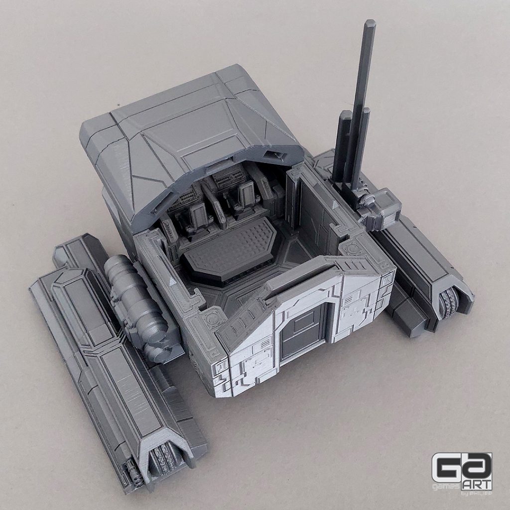 UPC SciEx 3d printable spaceship interiors