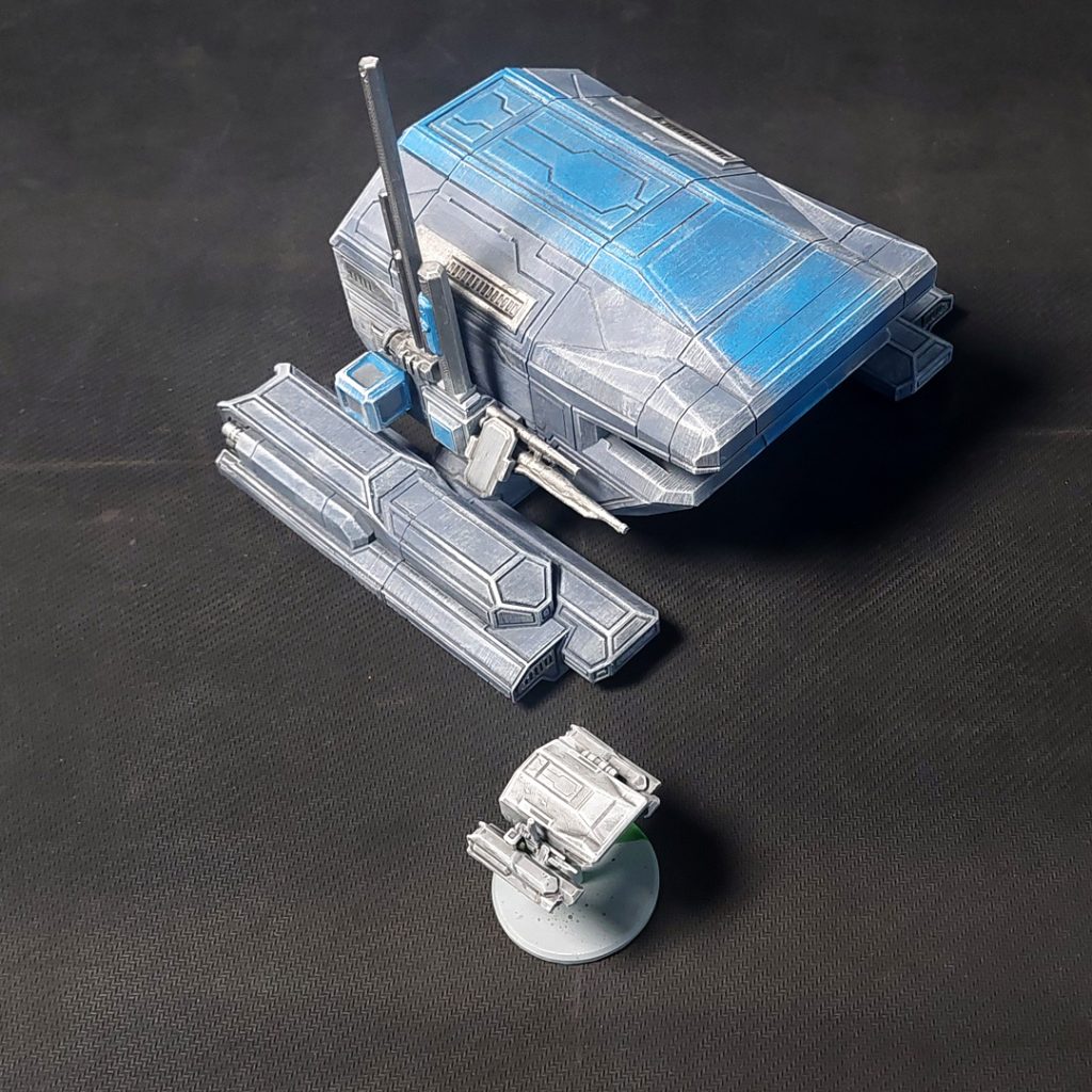 UPC Sciex 3d printable tactical and 28mm scale spaceship