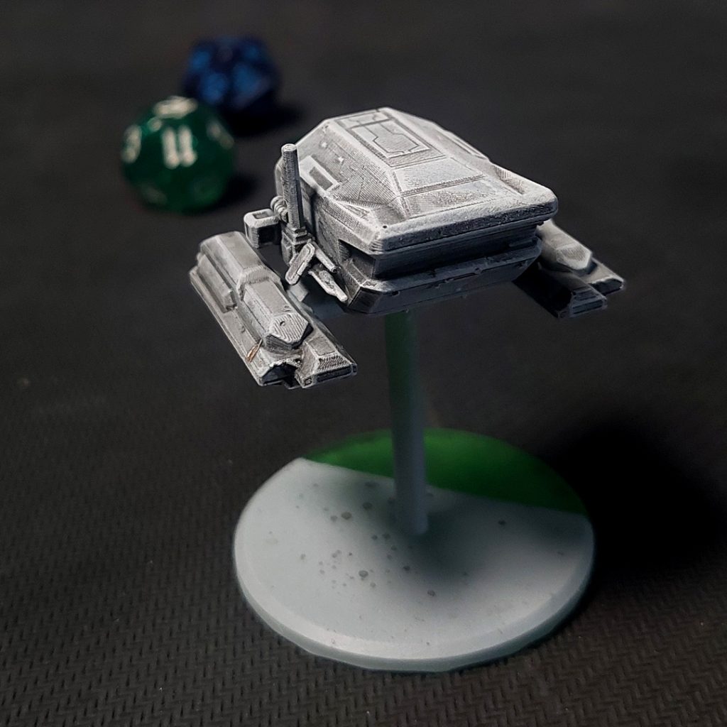 UPC Sciex 3d printable tactical scale space explorer front view