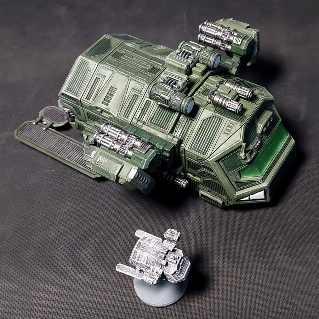 UPC Spec Ops Lander 3d printable tactical and 28mm scale