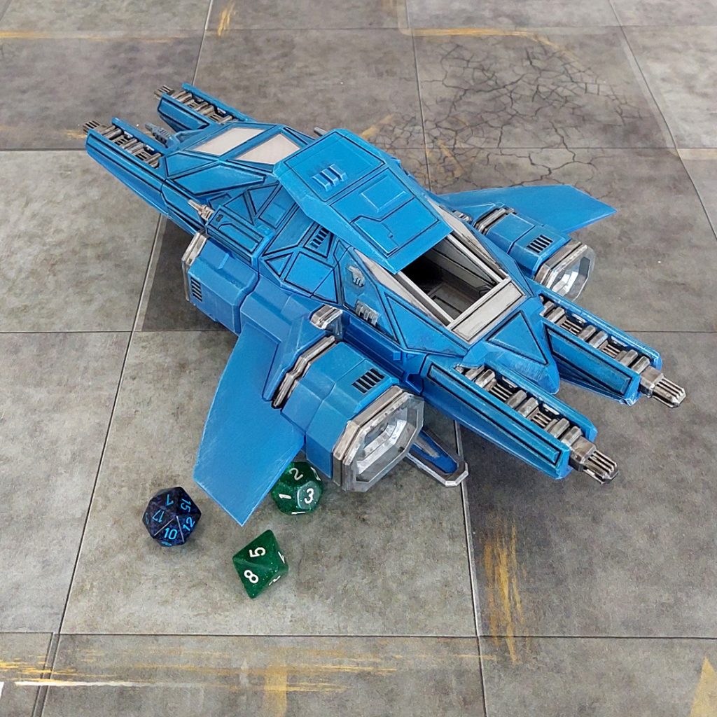 UPC Speedbee starfighter 3d print tail door open