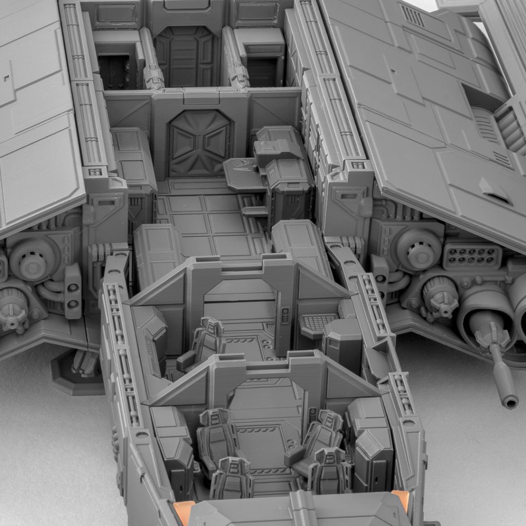 USTG BB 3d printable large spaceship interiors