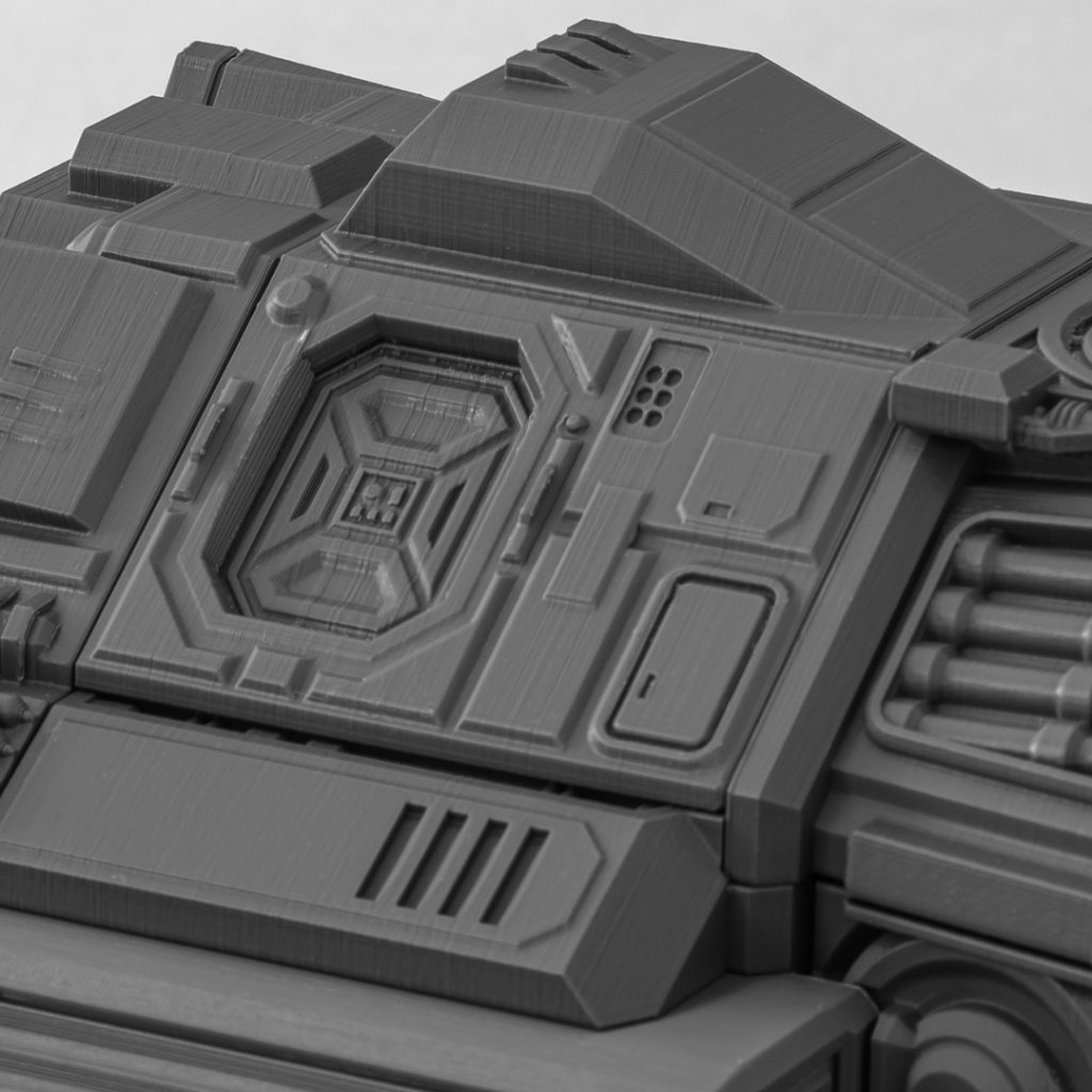 USTG BB 3d printable large spaceship roof door add on