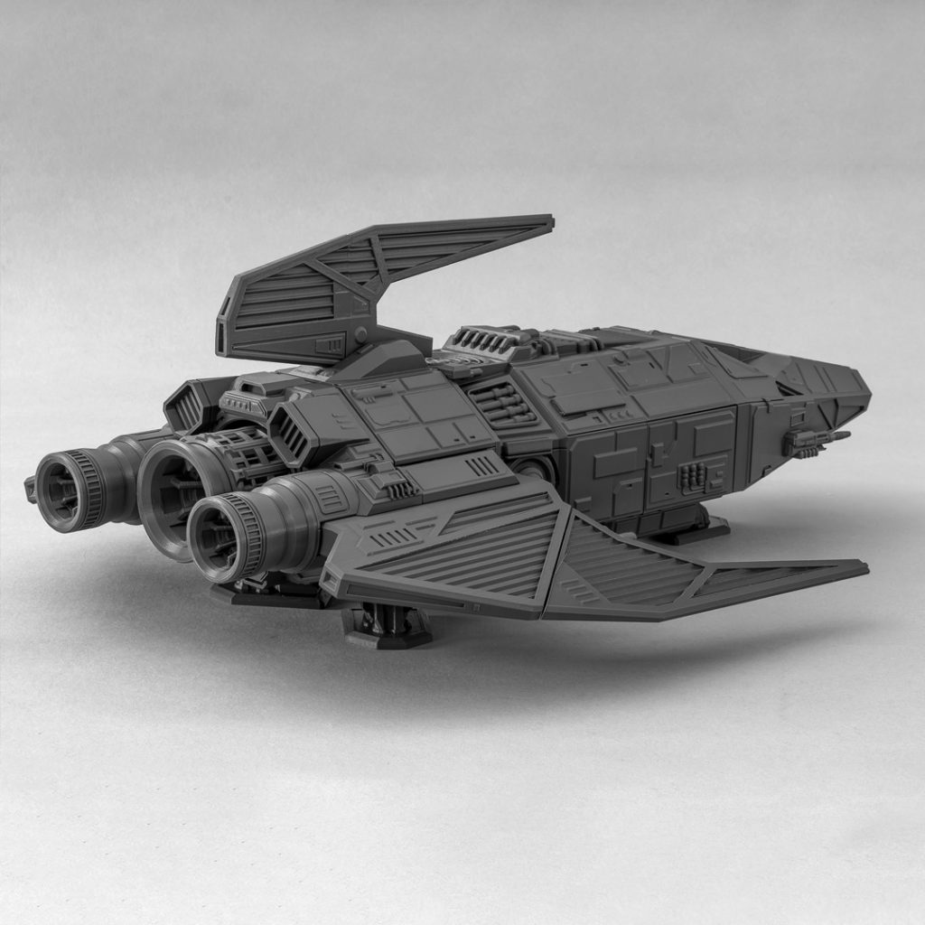 USTG S 3d printable large spaceship assault version