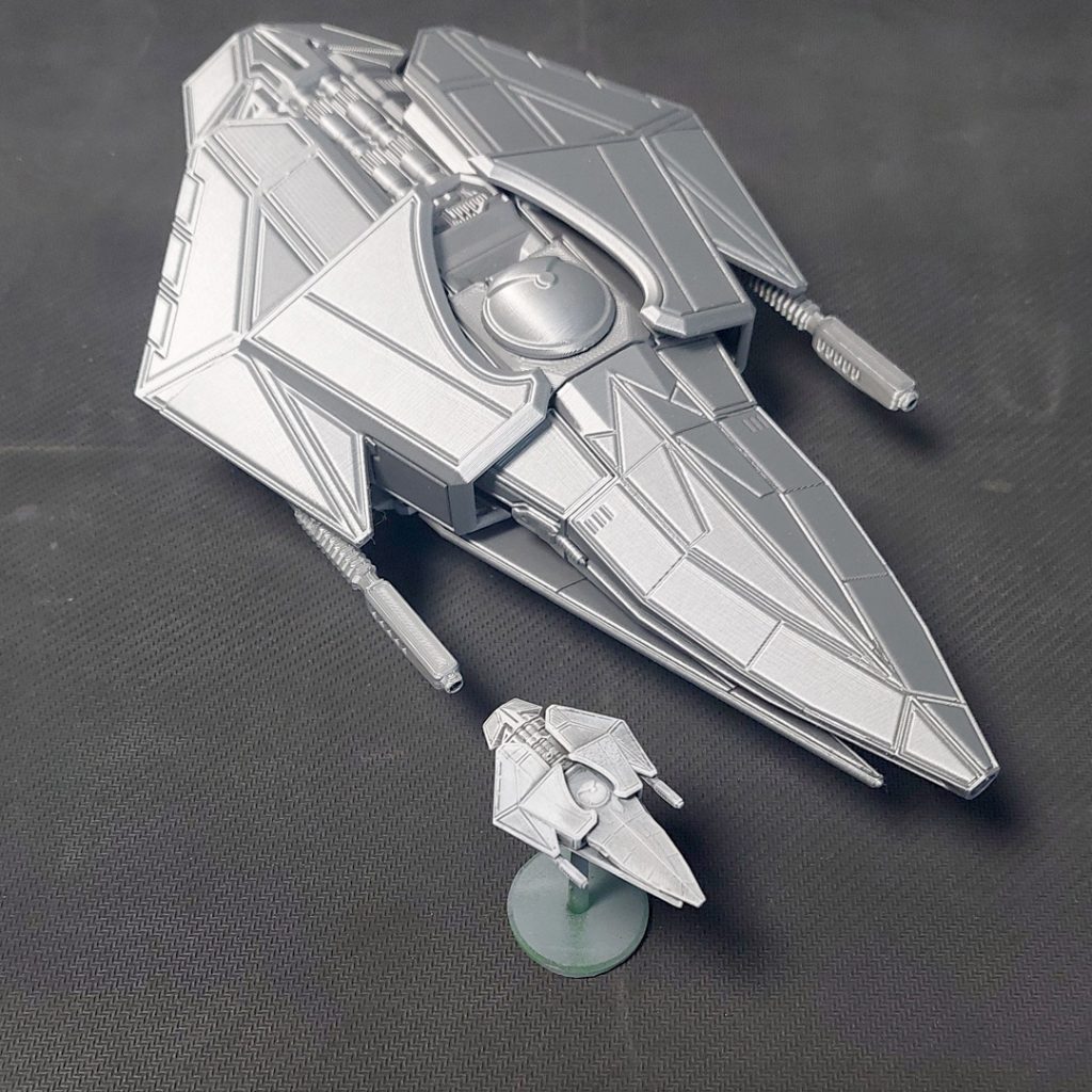 arrowhead starfighter tactical scale 28mm comparsion