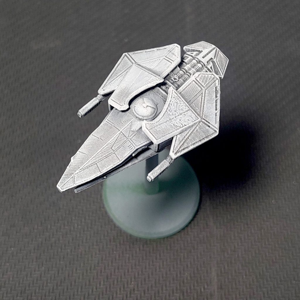 arrowhead starfighter tactical scale 3d printable top view