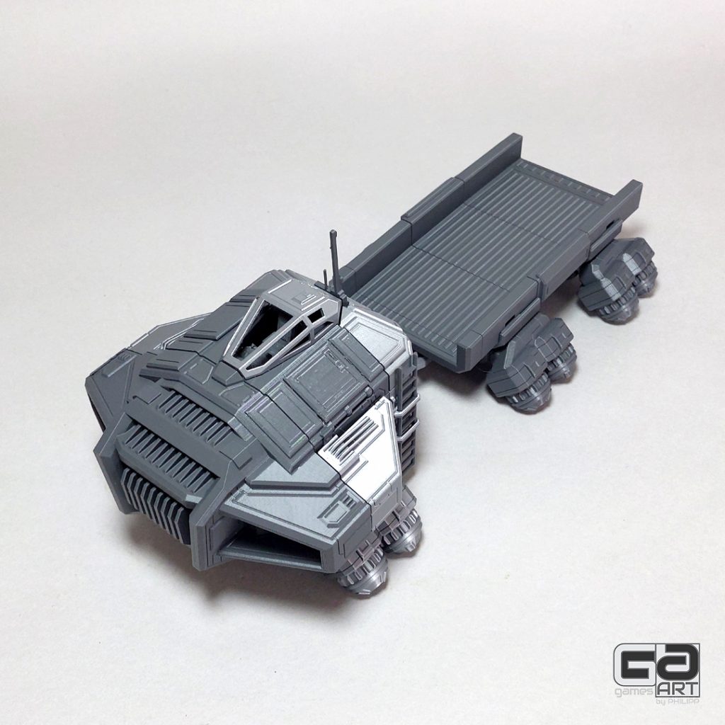 upc space truck fdm print top view